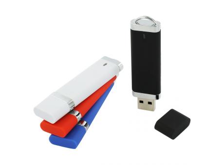 Product image USB-Stick C10 USB 2.0 Flash Disk 1 GB Schwarz matt (gummiert) bedrucken