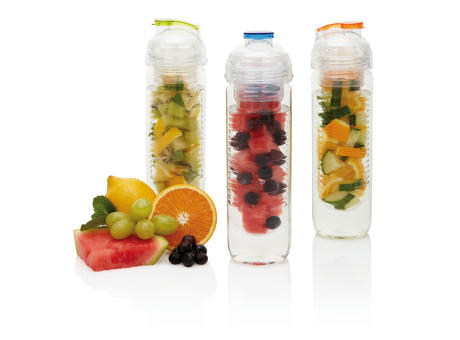 Wasserflasche mit Aromafach Werbeartikel