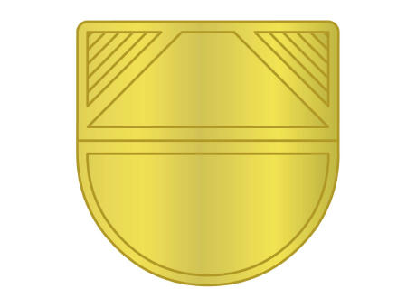 ROMINOX® Eckenklammer Corner Snap in Gold, idealer Mailingartikel für Dokumente, Büroklammer mit bis zu 10 Seiten Klemmkraft Werbeartikel