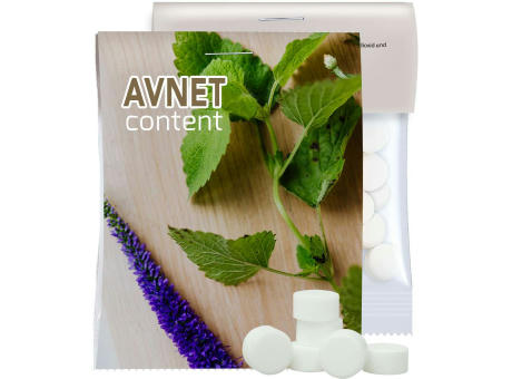 Pfefferminz Drops, ca. 15g, Express Midi-Tüte mit Werbereiter Werbeartikel