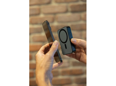 Amporia 10.000mAh magnetische Powerbank aus RCS rec. ABS bedrucken