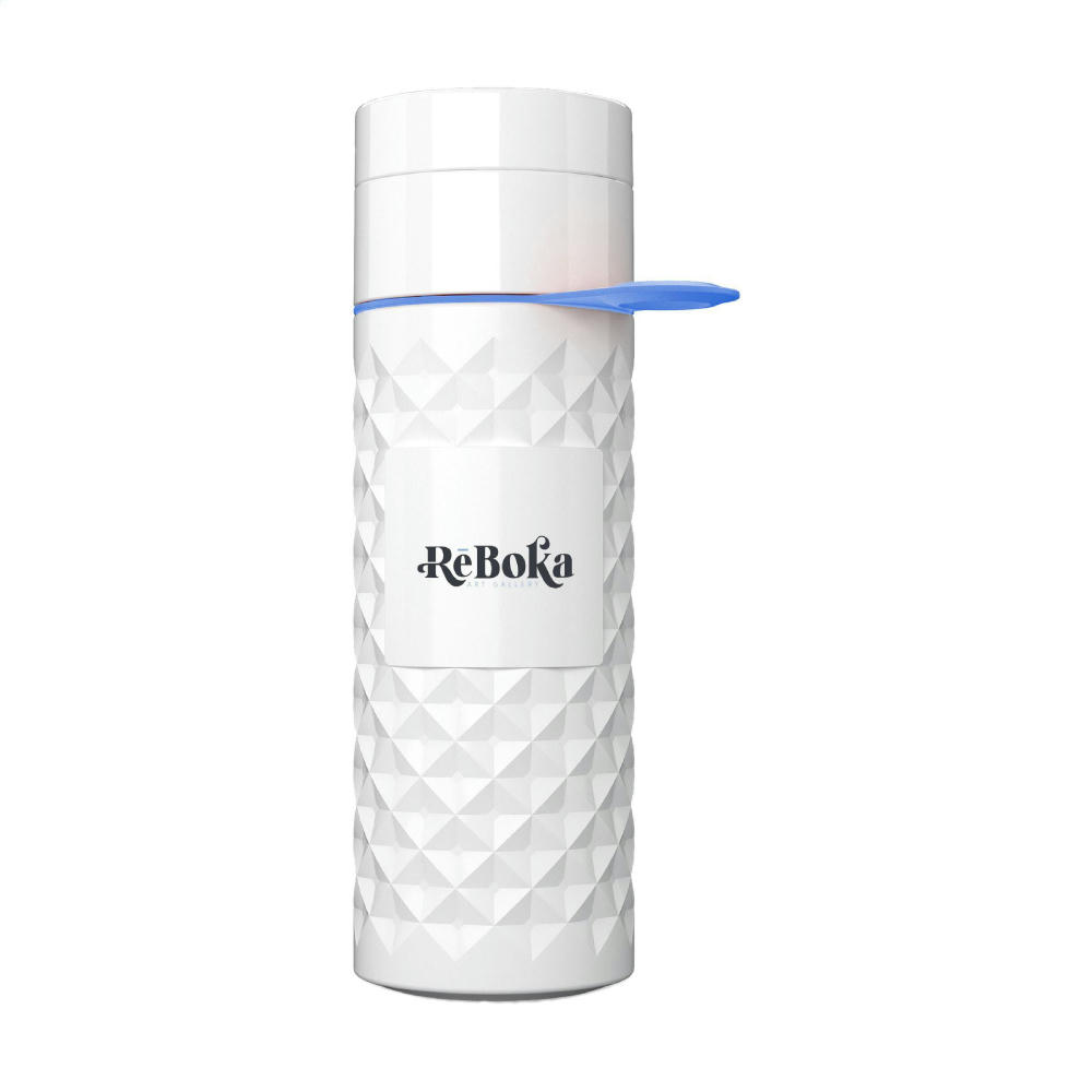 Product image Join The Pipe Nairobi Ring Bottle White 500 ml Flasche Werbeartikel
