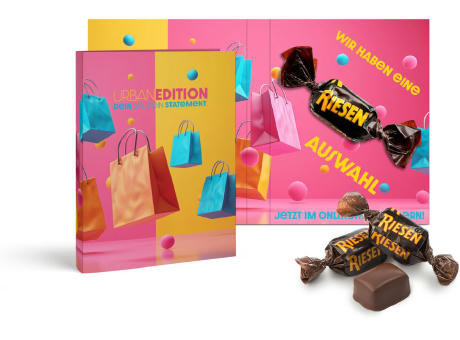 Storck Riesen in Werbeklappkarte Werbeartikel