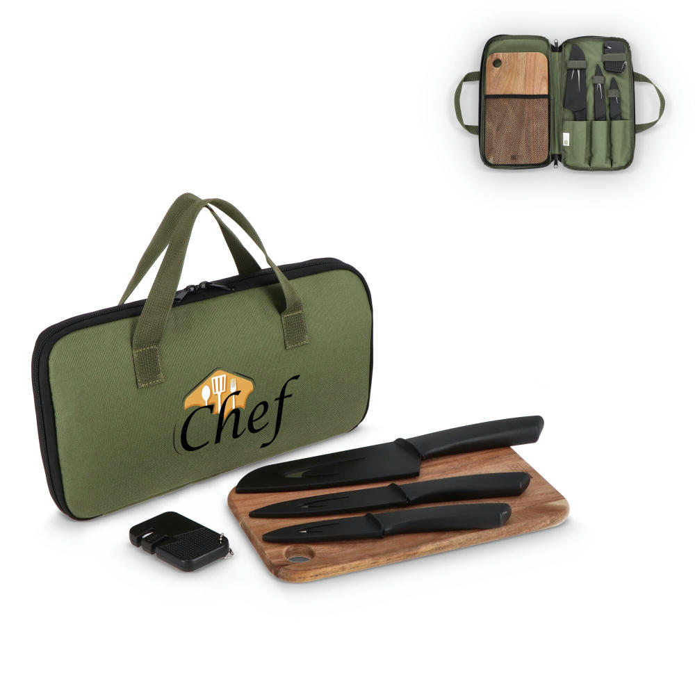 InSideOut 6-teiliges Messerset Chef on the Go  Werbeartikel