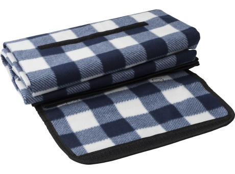 rPET faltbare Polarfleece-Decke Vesper Werbeartikel