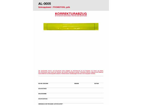 Schnappband PROMOTION 22 cm lang bedrucken