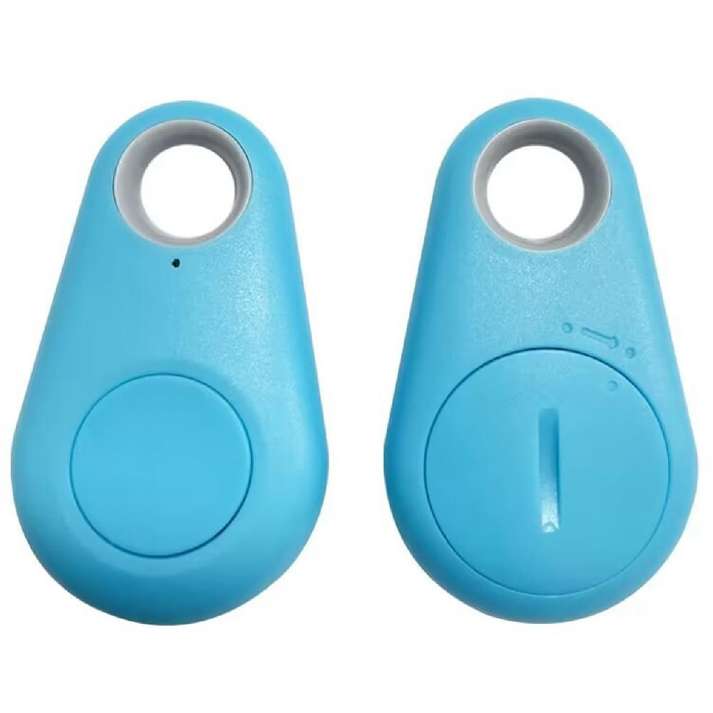 Bluetooth Keyfinder Drop mit Kamera Fernauslöser Blau Werbeartikel