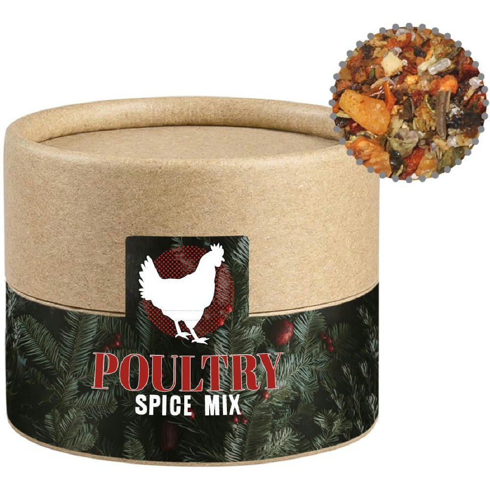 Product image Weihnachts Gewürzmischung Geflügel, ca. 30g, Kraftpapierdose Mini Werbeartikel