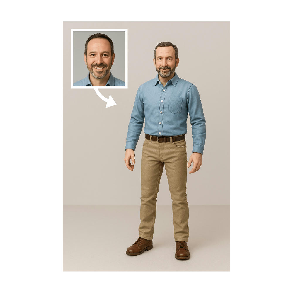 Personalisierbare 3D-Figur - Serienfertigung ab 100 Stück Werbeartikel