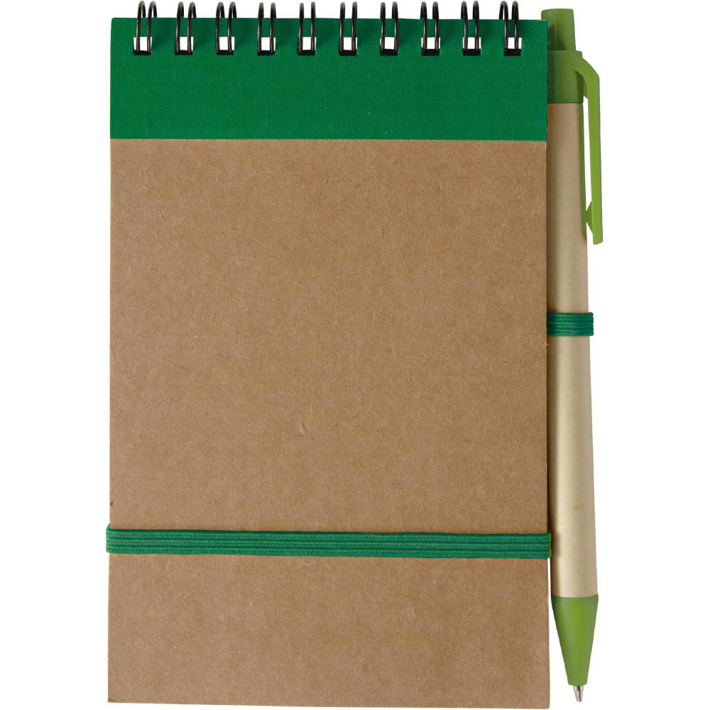 Notizbuch aus recyceltem Karton Emory Werbeartikel