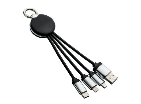 3-in-1 Ladekabel mit Beleuchtung REEVES-PUHALANI bedrucken