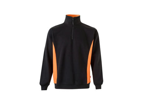 VL SVAROG. Zweifarbiges Frottee-Sweatshirt (260 g/m²), aus Polyester (65 %) und Baumwolle (35 %) bedrucken