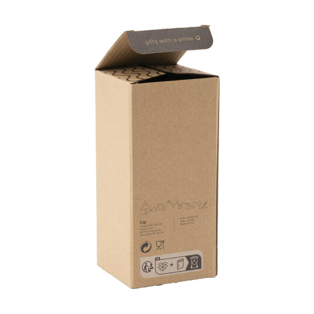 Geometric Mug RCS Recycled Steel 280 ml Thermobecher Werbeartikel