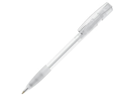 Product image Kugelschreiber Nash Transparent mit Gummigriff Werbeartikel