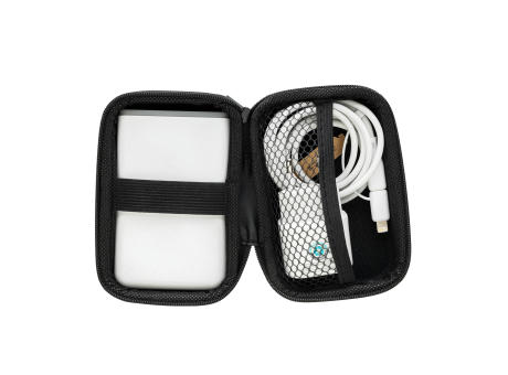 Surge 3-tlg. 20W Type-C Ladeset aus RCS recyceltem PET bedrucken