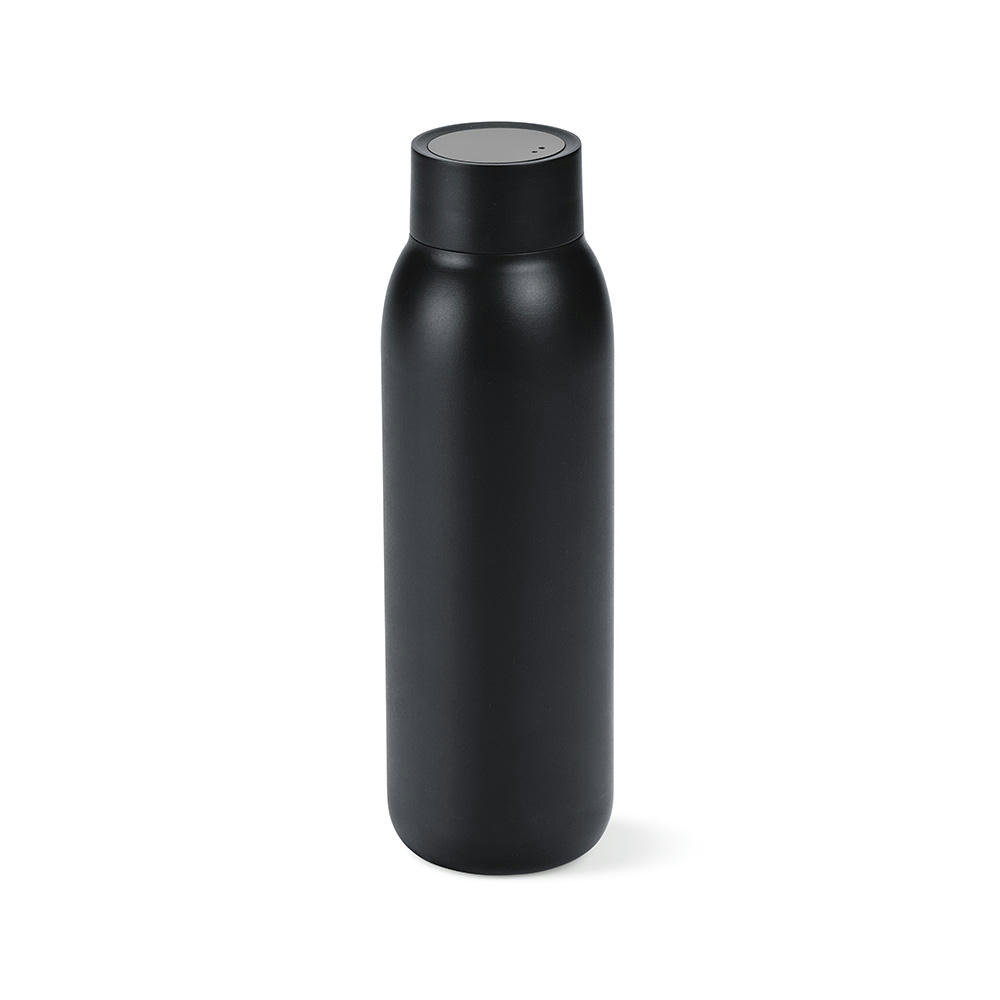 La Plata Trinkflasche recy.Edelstahl (rSS), 650 ml.  Mit LED-Anzeige Werbeartikel