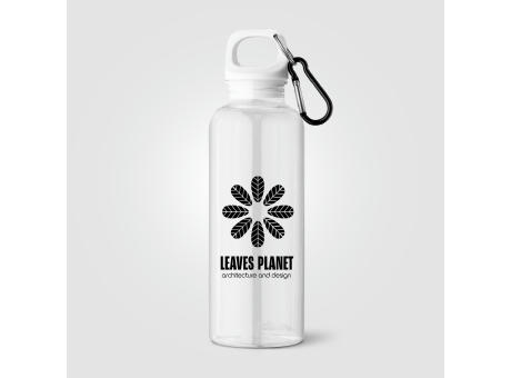 Doli Fahrradflasche mit Schraubverschluss und Karabinerclip aus rPET – 500 ml Werbeartikel