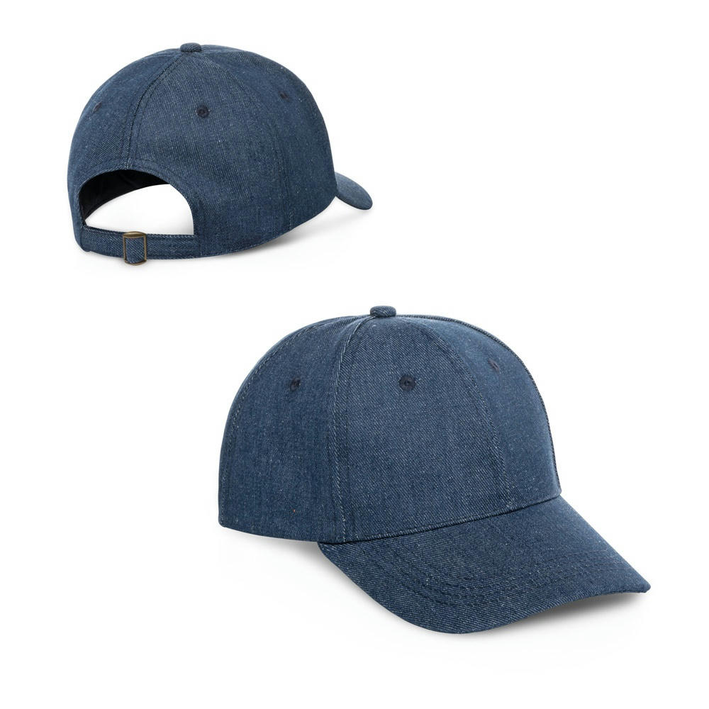 Product image PHOEBE. Mütze aus Denim, Baumwolle und Polyester (300 g/m²) Werbeartikel
