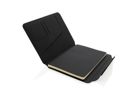 Teri AWARE™ A5 Portfolio aus RPET und Walnuss bedrucken