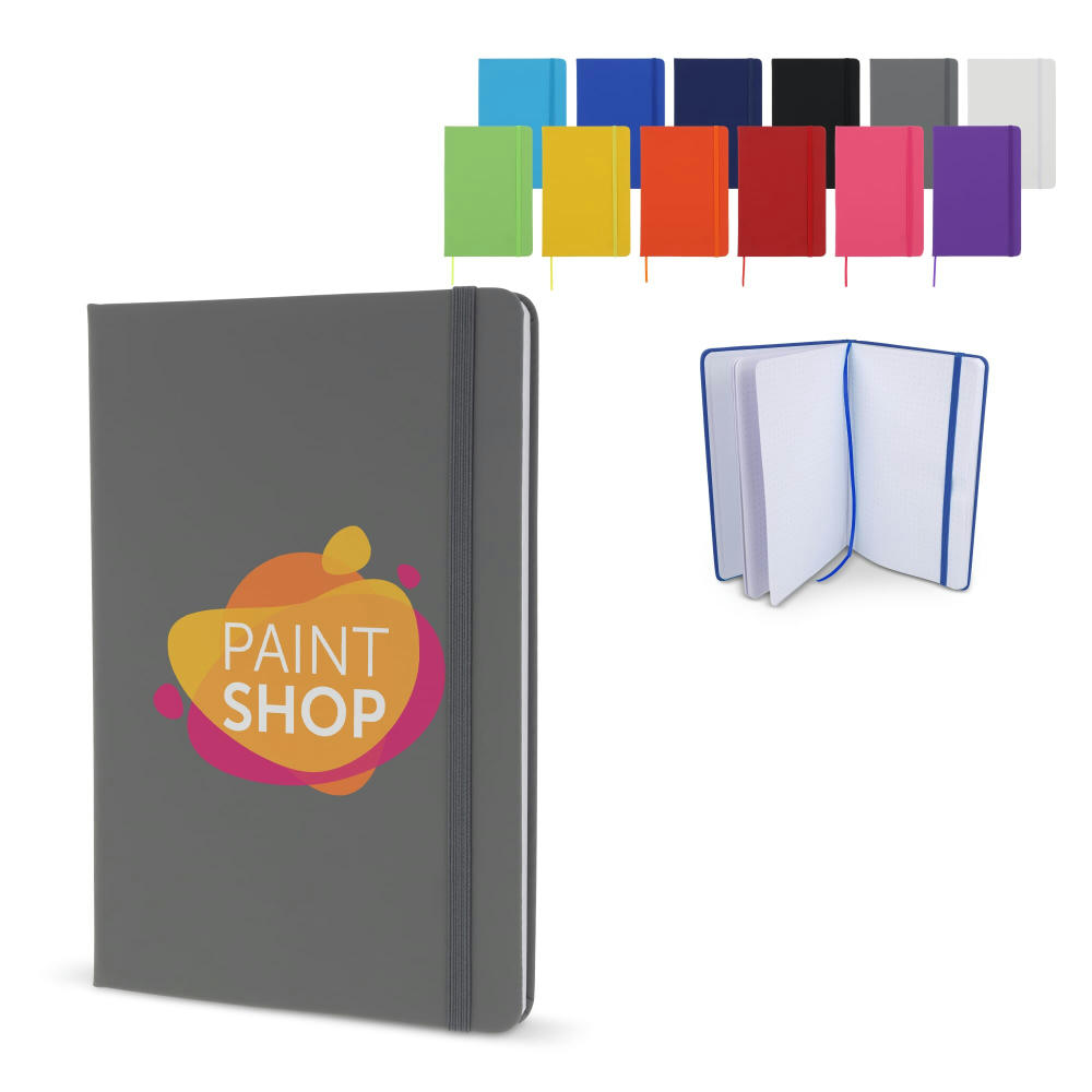Product image Notizbuch A5 PU mit Rasterpunktseiten Werbeartikel