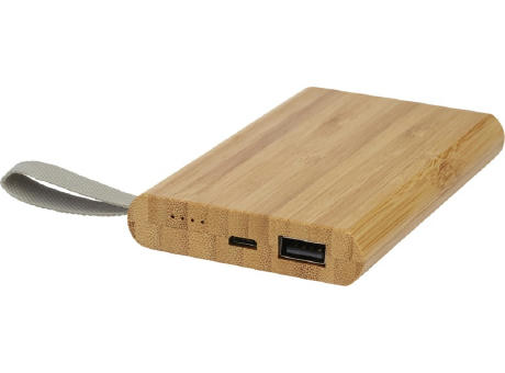 Tulda 5000 mAh Powerbank aus Bambus bedrucken
