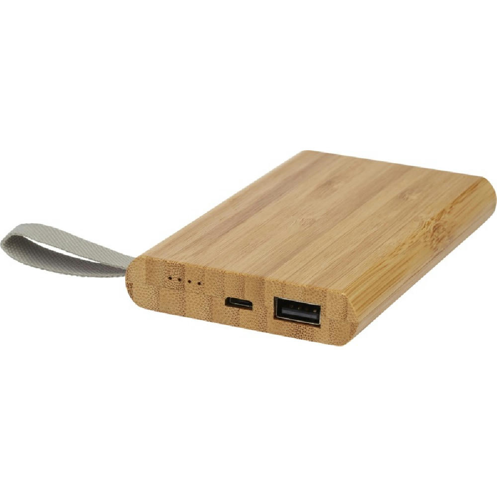 Product image Tulda 5000 mAh Powerbank aus Bambus Werbeartikel