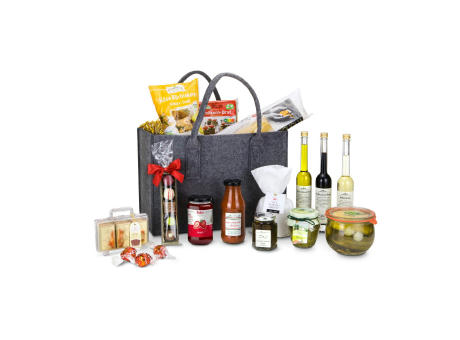 Product image Geschenkset / Präsenteset: Geschenktasche XL mit 15 leckeren Produkten Werbeartikel