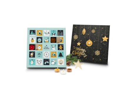ROMOSCENT® Duftkerzen Adventskalender Charming Christmas Time Werbeartikel