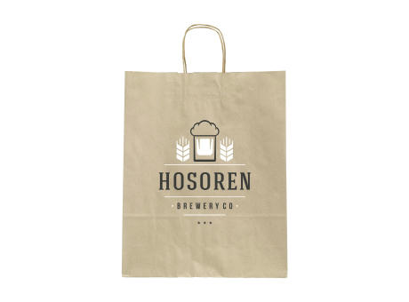 Leaf It Bag aus recyceltem Graspapier (90 g/m²) M bedrucken