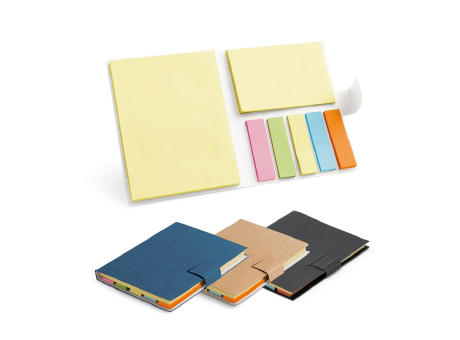 LEWIS. Haftnotizblock mit 7 farbigen Sätzen Werbeartikel