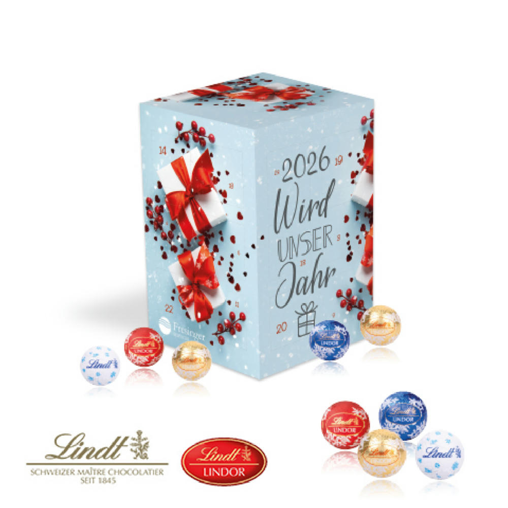 Product image Adventskalender Cube "XL" mit Lindt Werbeartikel