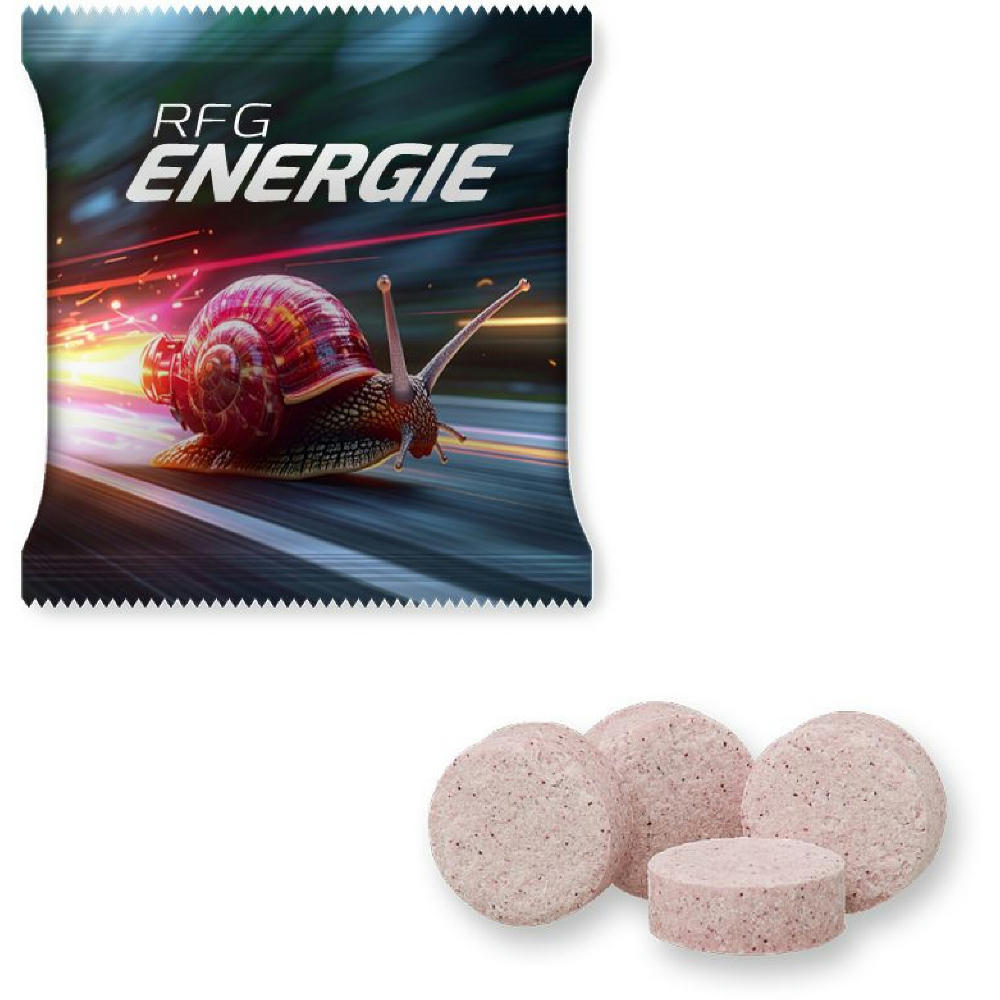 Himbeer Drops, ca. 5g, Mini-Tüte Werbeartikel