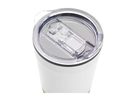 Product image Kobe Bamboo RCS Recycled Steel 350 ml Kaffeebecher bedrucken