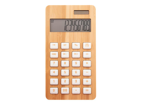 Bambus-Taschenrechner BooCalc bedrucken