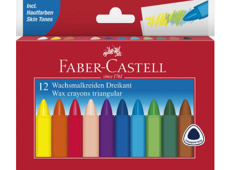 Product image Wachsmalkreiden 12er Werbeartikel