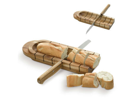 Brotbrett mit Messer Werbeartikel
