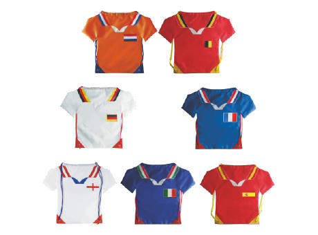 Nylon Rucksack T-Shirt verschiedene Länder bedrucken