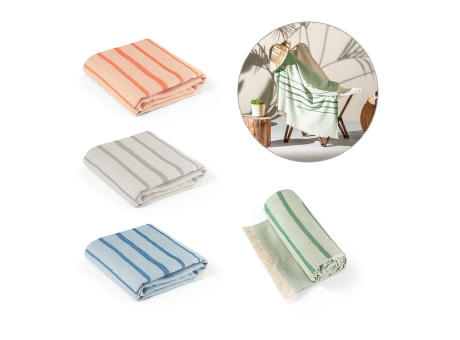 CAPLAN. Multifunktionstuch (260 g/m²) aus Baumwolle (90%) und recycelter Baumwolle (10%) Werbeartikel