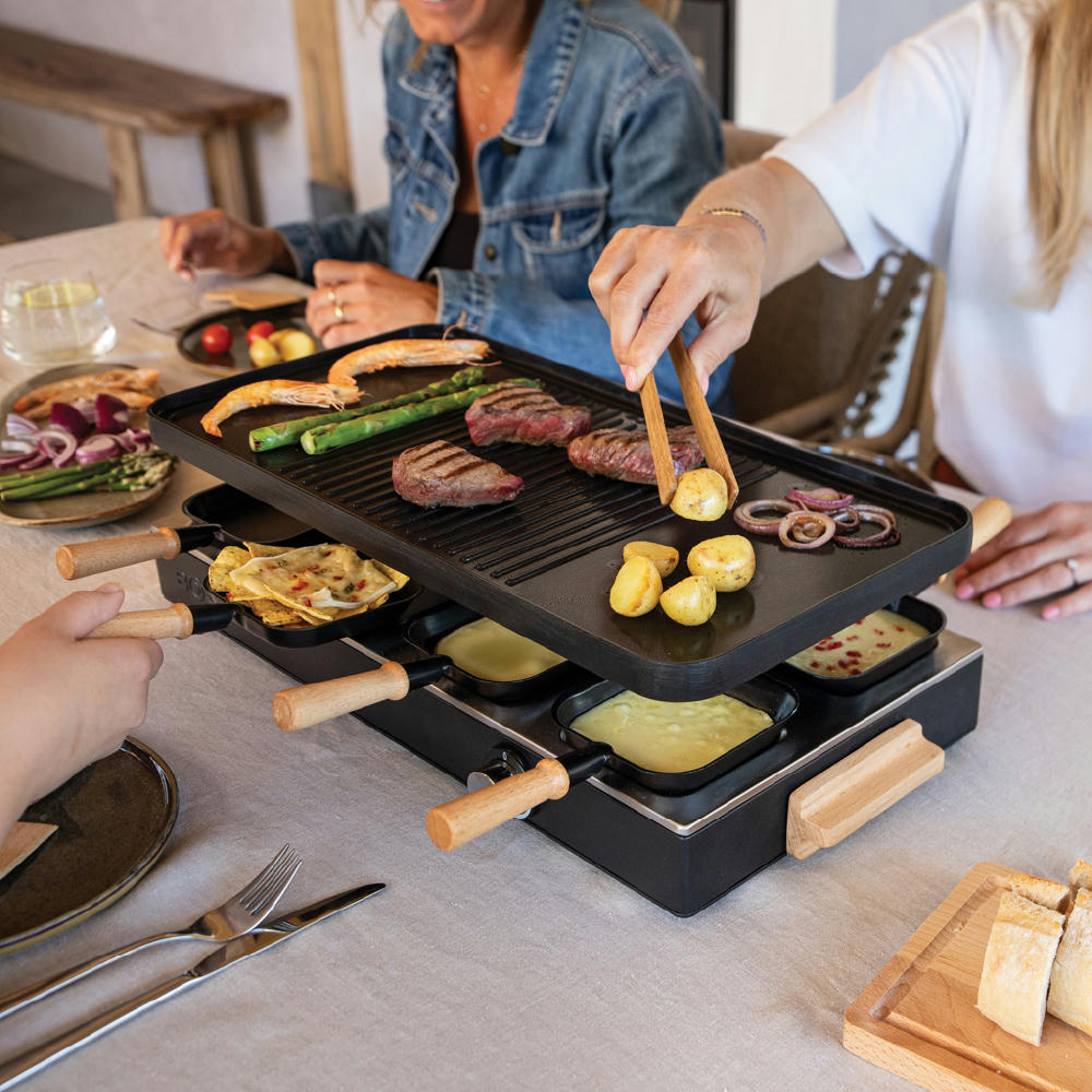 BOSKA Raclette Gourmet Party, 8 Personen (EU Type F) Werbeartikel