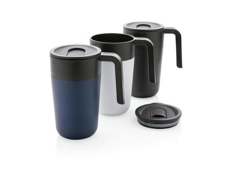 GRS recycelte PP und Stainless Steel Tasse mit Griff bedrucken
