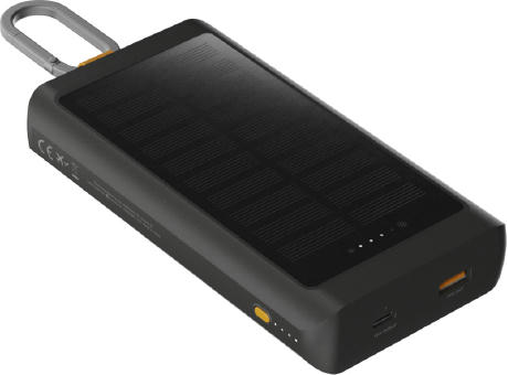 Xtorm XG2S101 Go2 10.000 mAh 15W Solar Powerbank mit Lampe  bedrucken