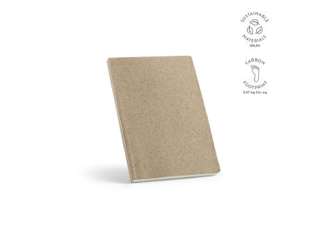 Checkhov A5 Notizbuch recy. Papier 80gsm 196 Seiten Werbeartikel