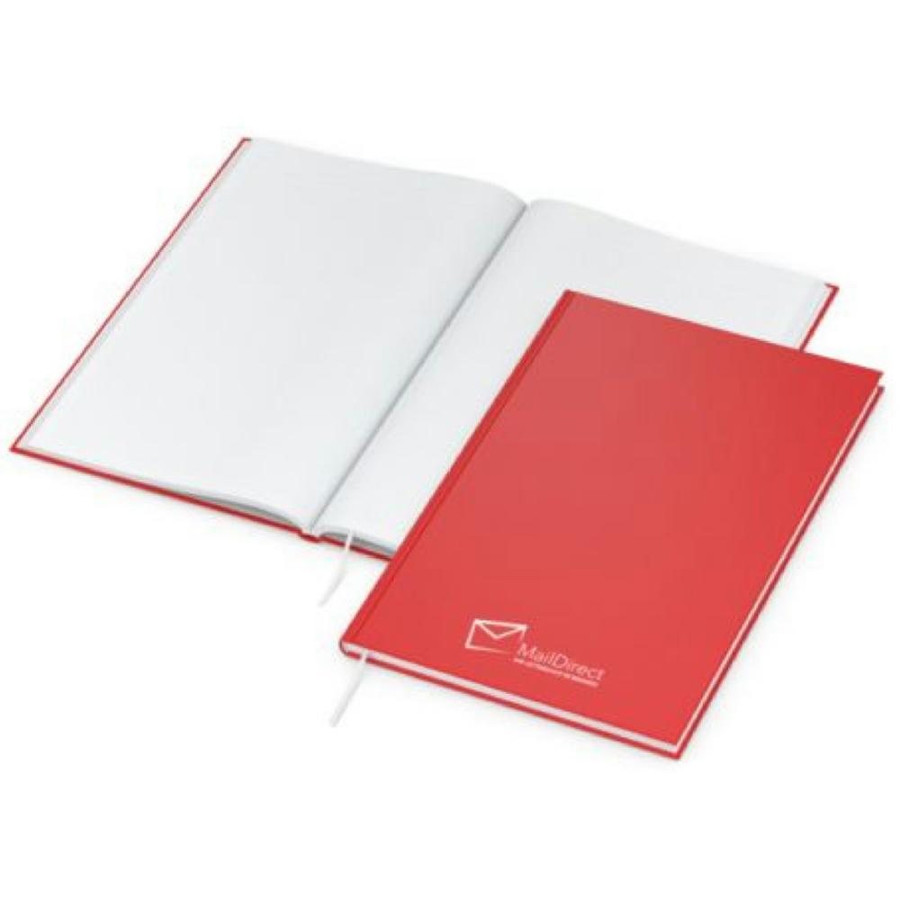 Product image Notizbuch Note-Book EXPRESS Ecken spitz Hardcover matt-farbig Werbeartikel