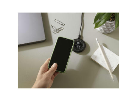 All-in-one RCS Recycled 15W Magnetic Wireless Charger Werbeartikel