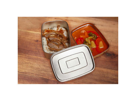 Vorratsdose "Double" 19x13,5x8,5 cm Werbeartikel