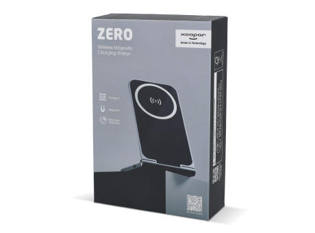 2255 -Xoopar Zero 2 in 1 Drahtloses Ladegerät Kompatibel mit MagSafe Werbeartikel