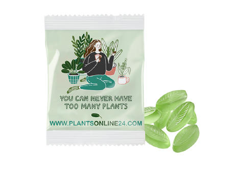 Product image Fruchtgummi INDIVIDUELL 20 g im kompostierbaren Tütchen Werbeartikel