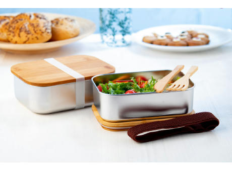 Edelstahl-Lunchbox Ferroca Werbeartikel