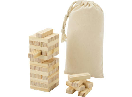 Jumble Wackelturm aus Holz Werbeartikel