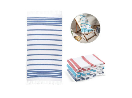 Product image SARDENHA. Strandtuch aus Baumwolle (70% recycelt) und Polyester (30% recycelt) (180 g/m²) Werbeartikel